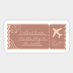 Little Women Quote - Jo March Sticker